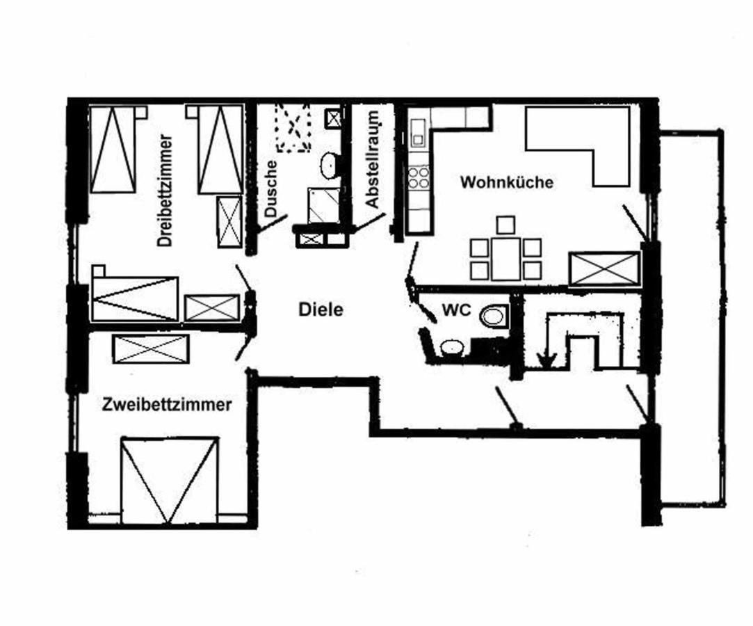 Ferienhaus Guenztal, Fam. Botzenhart Ellzee Eksteriør billede